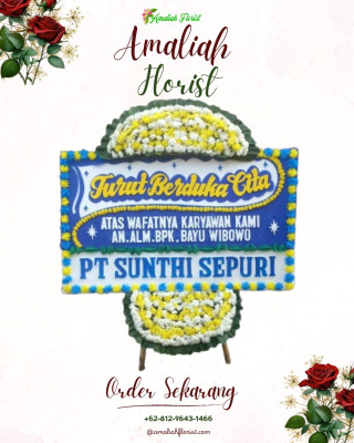Papan Bunga Duka di Marihat Jaya