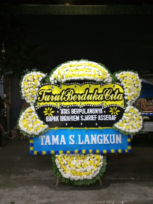 Papan Bunga Duka di Marihat Jaya